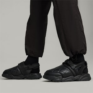 Cheap Jmksport Jordan Outlet x PLEASURES TS-01 Quilt Men's Sandals, Cheap Jmksport Jordan Outlet Black, extralarge